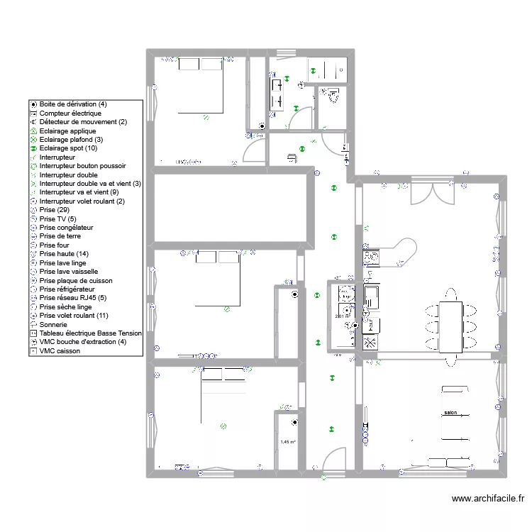 jeromefraizeelec. Plan de 11 pièces et 139 m² jeromefraizeelec. Plan de 11 pièces et 139 m²