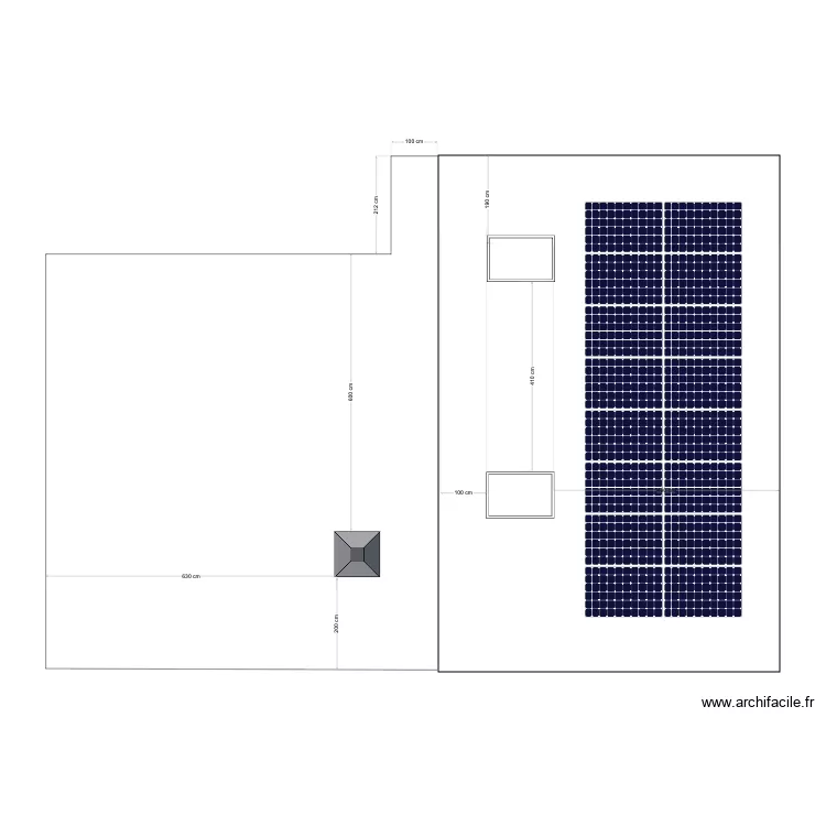 MAISON VANELLE Sandra. Plan de 