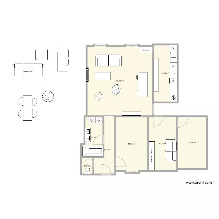 Vauvilliers 2. Plan de 
