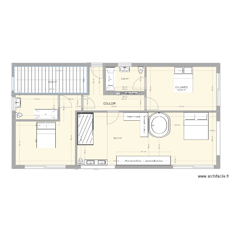 SALAZAR amanda et cyril 2eme etage ebauche. Plan de 0 pièce et 0 m2