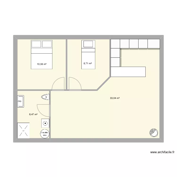 davix 2. Plan de 4 et 59 m² davix 2. Plan de 4 et 59 m²