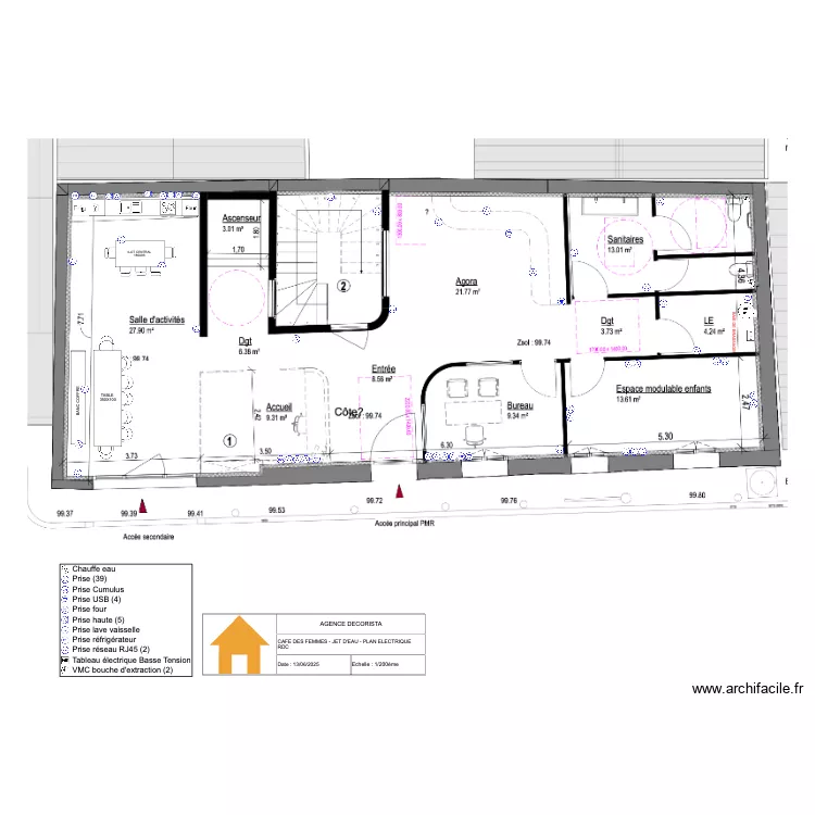 CDF - JETEAU - PLANELECTRIQUE. Plan de CDF - JETEAU - PLANELECTRIQUE. Plan de