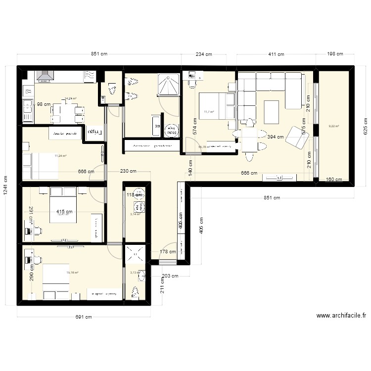  LES IBIS 2EME dernier 21/07/24. Plan de 0 pièce et 0 m2