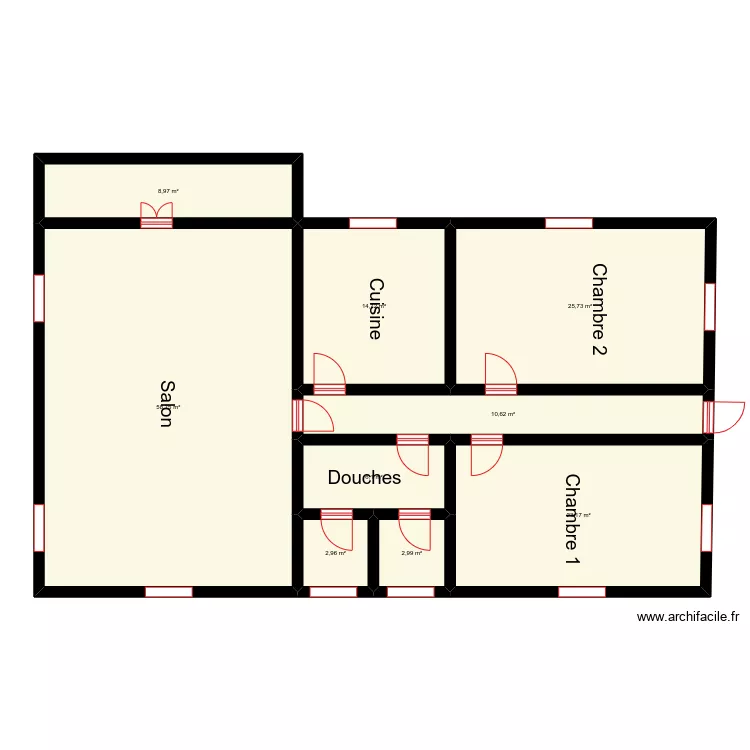 Vue En Plan DOUTOU Logement infirmier 2. Plan de 
