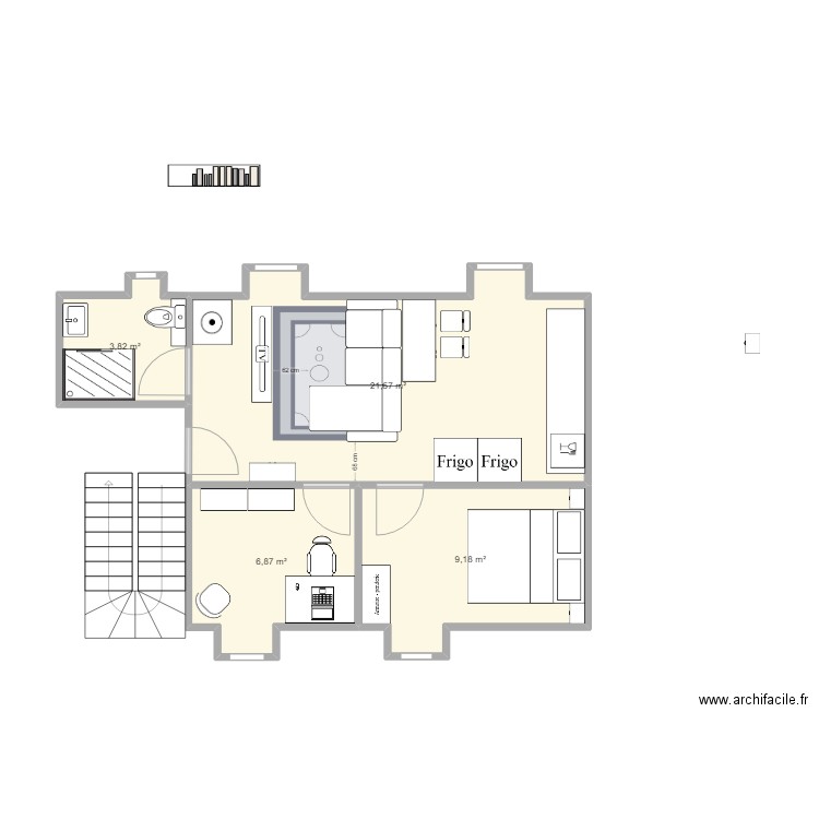 Appartement carhaix. Plan de 0 pièce et 0 m2