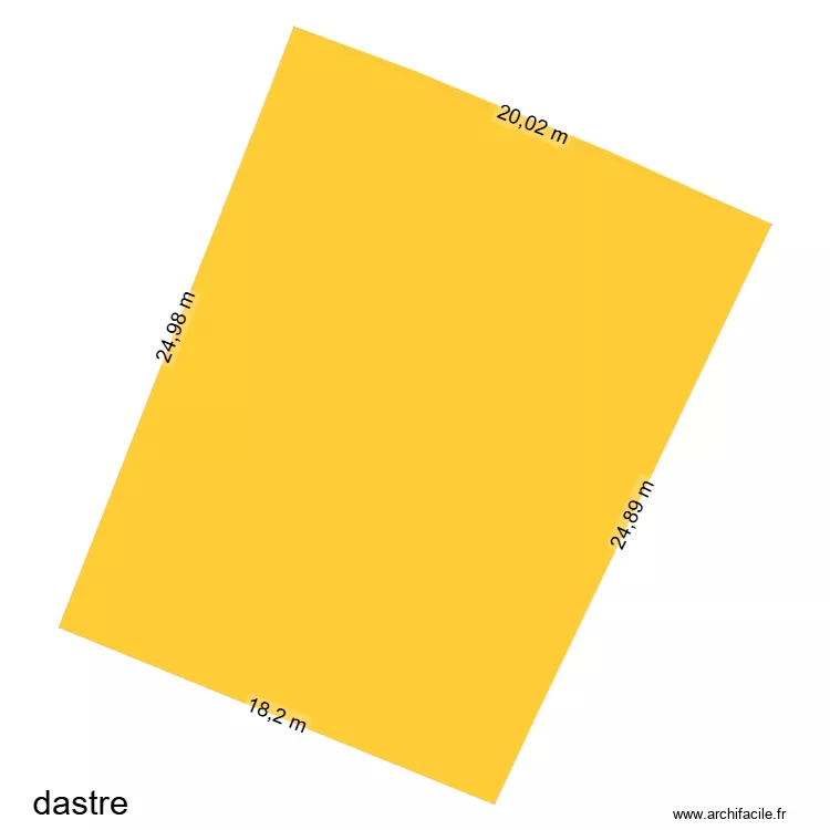 CADASTRE ELISA. Plan de 