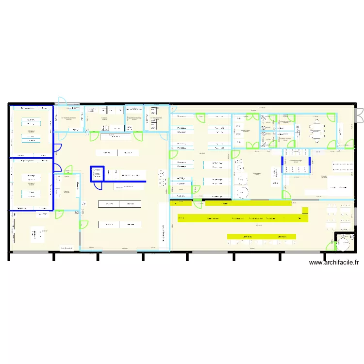 Projet Saint Jacques - Av Jean Monnet - Version 4. Plan de 26  et 660 m²