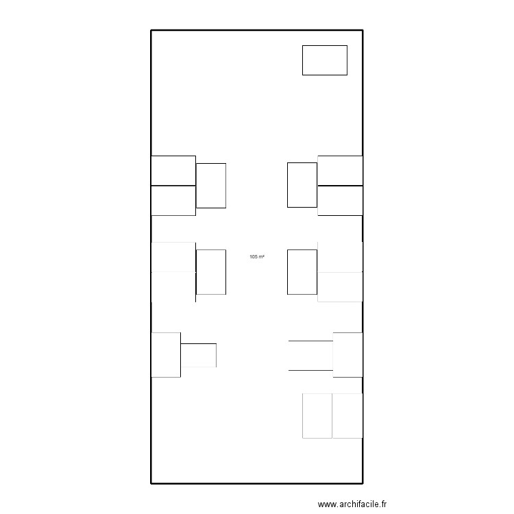 CLASSE DE TECHNOLOGIE 2. Plan de 1 pièce et 105 m2