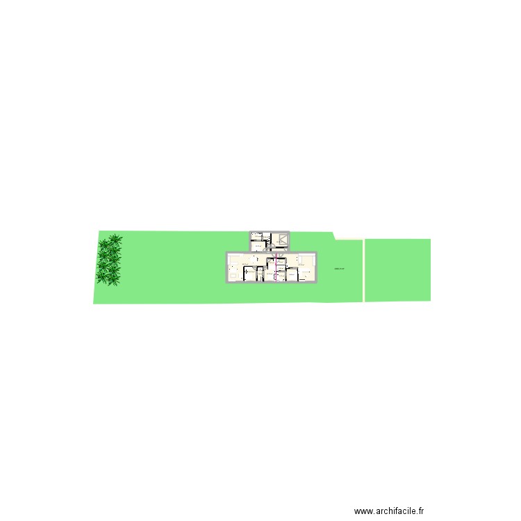 Yo et G Plan Yo. Plan de 16 pièces et 182 m2