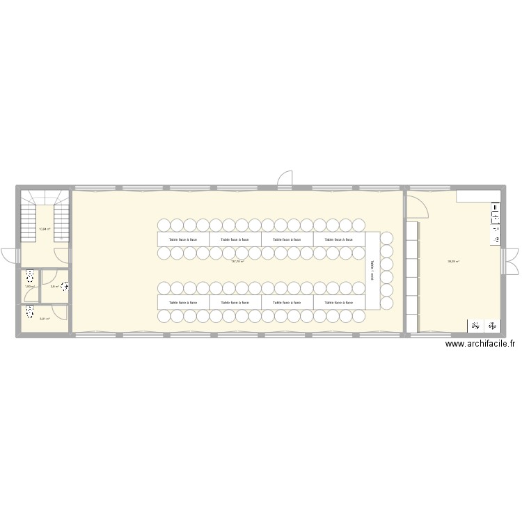RDC bâtiment 2. Plan de 0 pièce et 0 m2