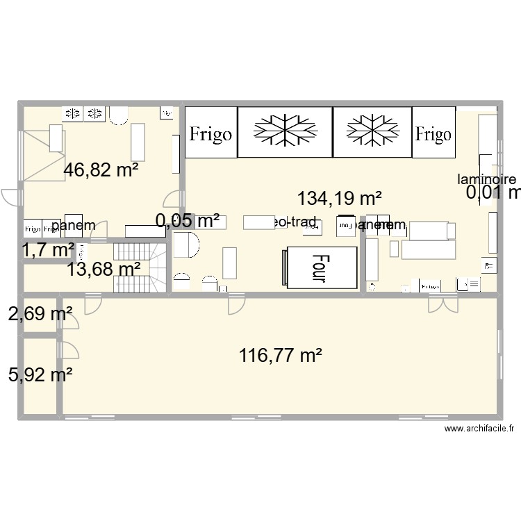 La Fabrique maxime CS. Plan de 10 pièces et 524 m2