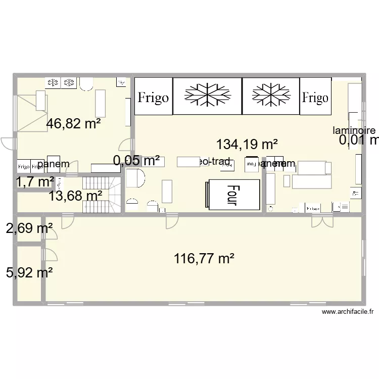 La Fabrique maxime CS. Plan de 10  et 524 m²