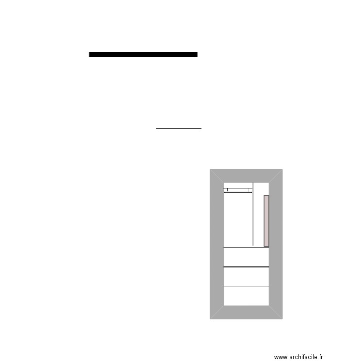Aysha. Plan de 1 pièce et 2 m2