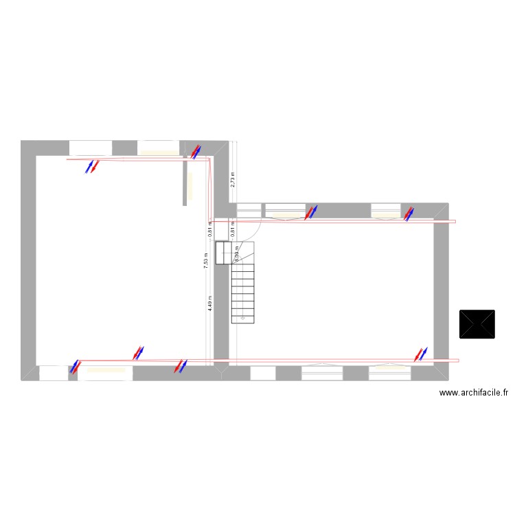 GEMY / BUHOT. Plan de 1 pièce et 0 m2