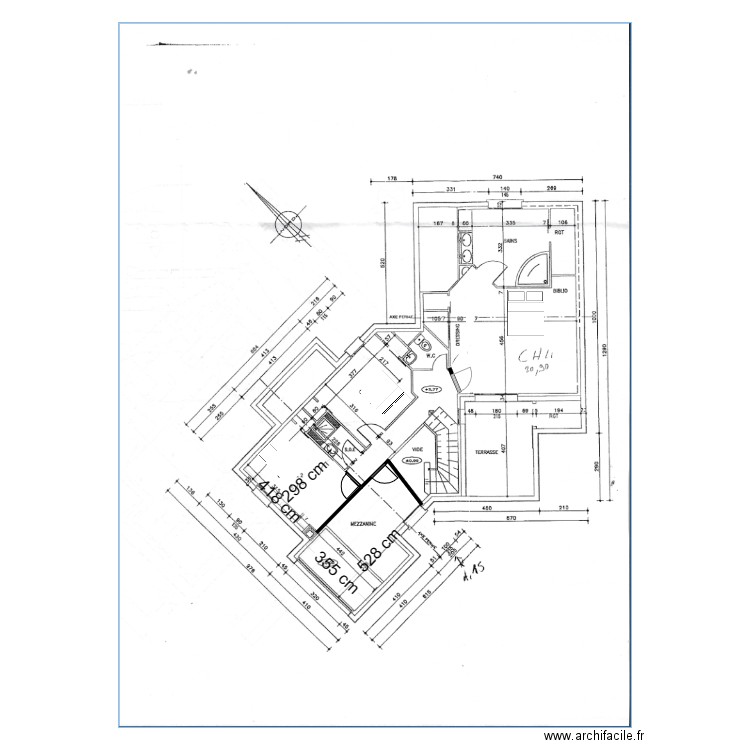 maison. Plan de 0 pièce et 0 m2