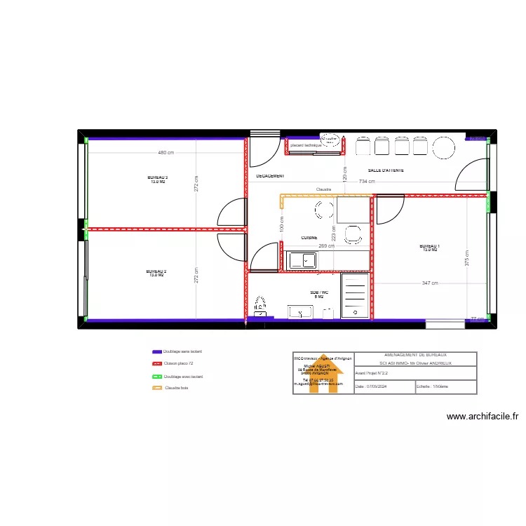 PLAN ETAT DES LIEUX ANDRIEUX 9. Plan de 