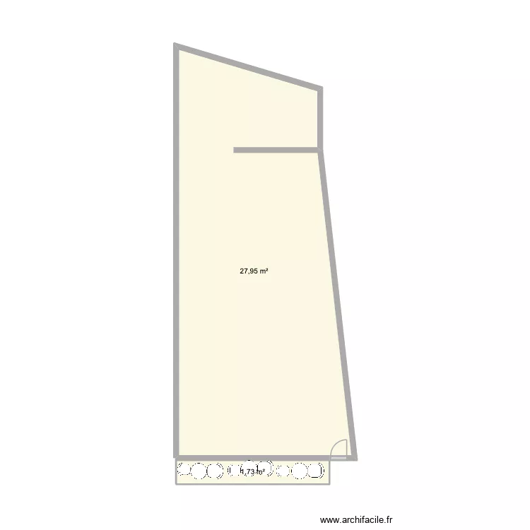 Restaurant Maison Toto, TASTE SAS. Plan de 2 pièces et 30 m²