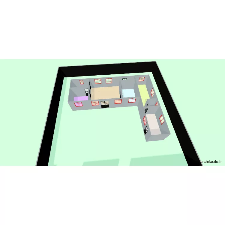 projet PHITSANULOK   container. Plan de 