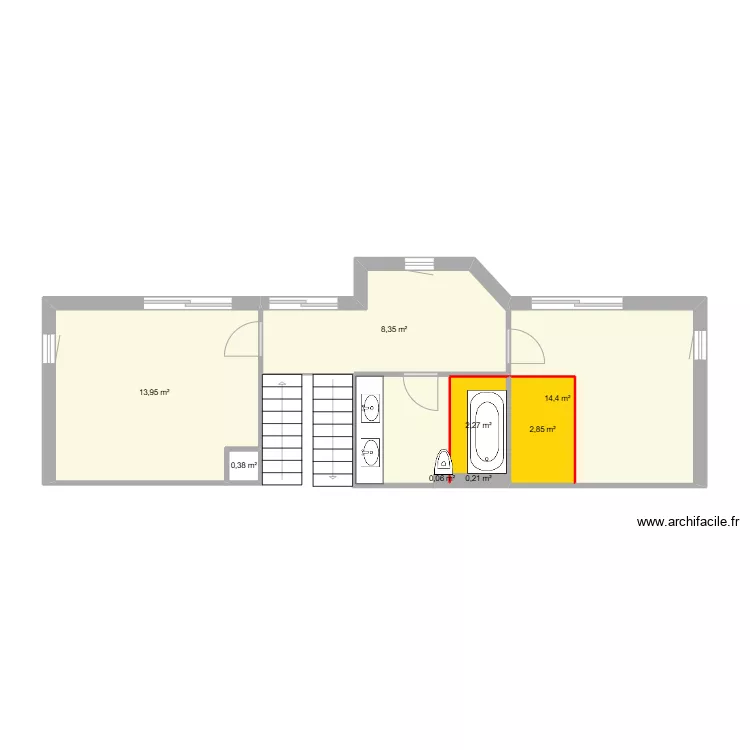 GAUTIER. Plan de 