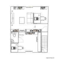 2 bureaux meubles existants sans bibli et neufs encastrés