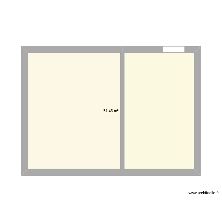 Sous sol. Plan de 1 Pièce et 31 m² Sous sol. Plan de 1 Pièce et 31 m²
