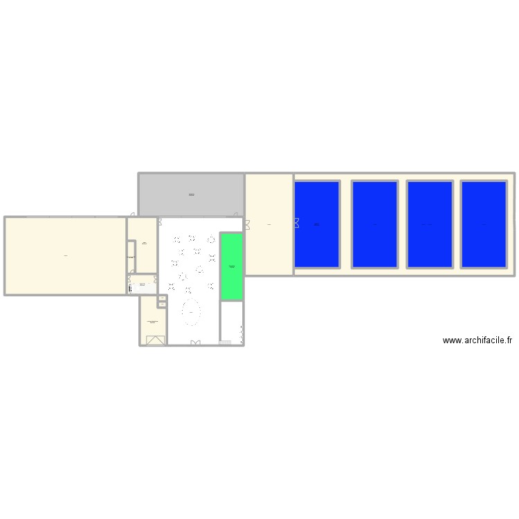 playground. Plan de 17 pièces et 3196 m2