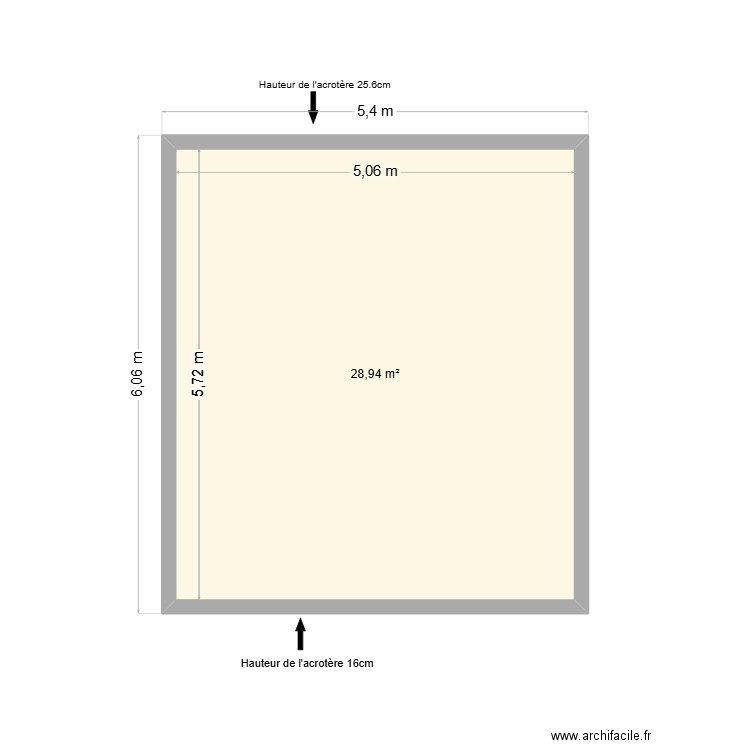chapelle. Plan de 0 pièce et 0 m2