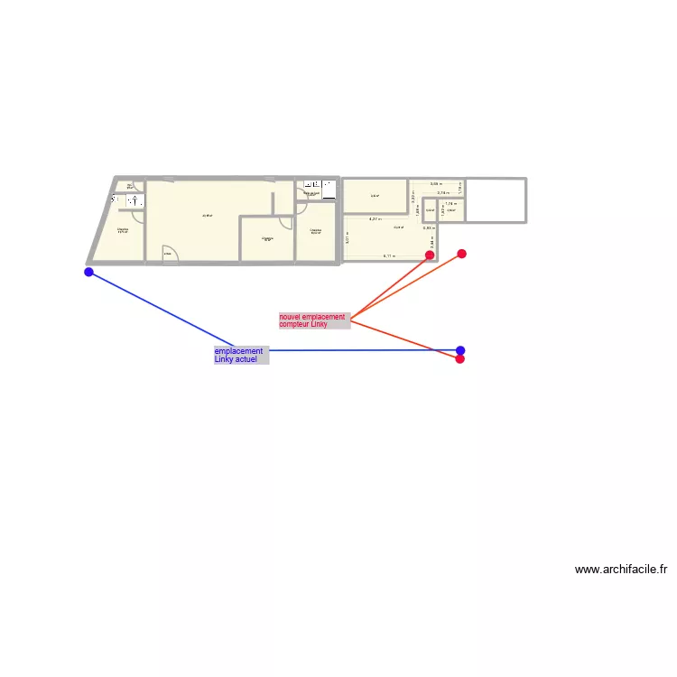 ENEDIS. Plan de 10 et 113 m² ENEDIS. Plan de 10 et 113 m²