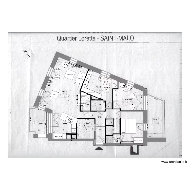 RDC Eko Lodge. Plan de 7  et 25 m²