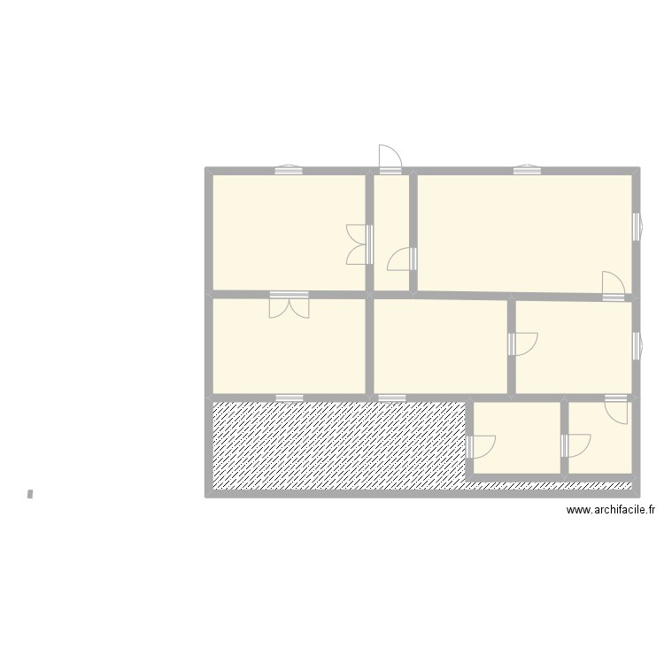 Plan de masse INNOV VET. Plan de 9 pièces et 153 m2