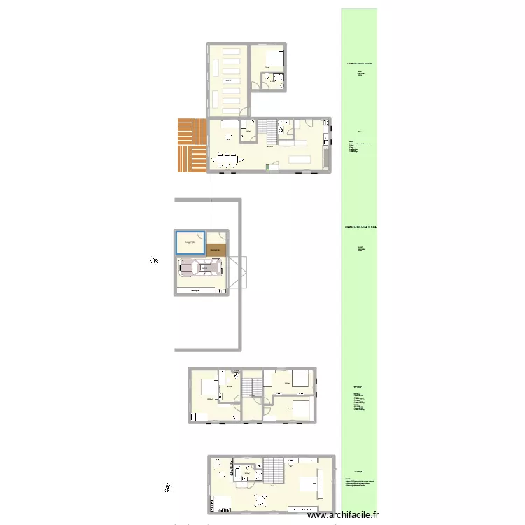 Maison Fichous ma version. Plan de 