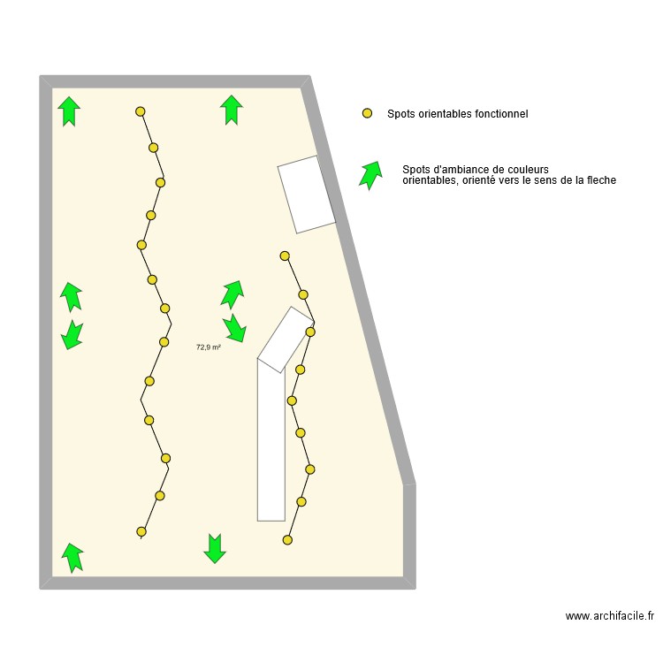 ormeau. Plan de 1 pièce et 73 m2