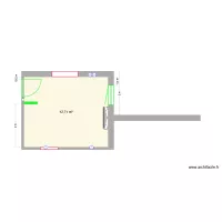 Future chambre Tim&eacute;o sans meubles