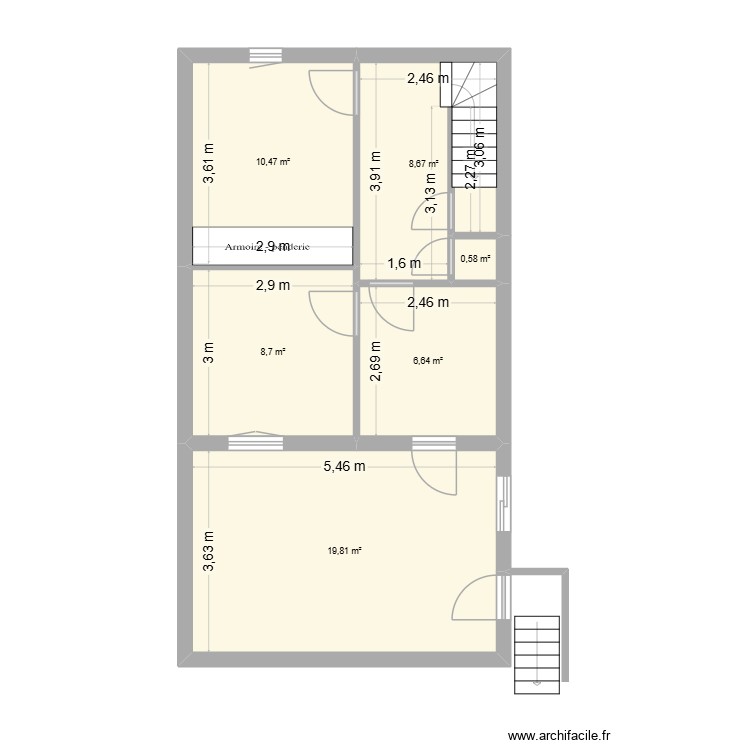 Sous-sol. Plan de 0 pièce et 0 m2