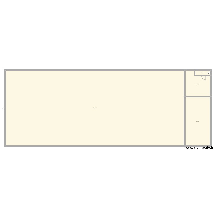 atelier 2. Plan de 4 pièces et 568 m2