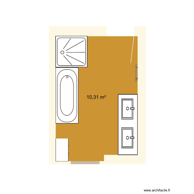 sdb origine. Plan de 0 pièce et 0 m2