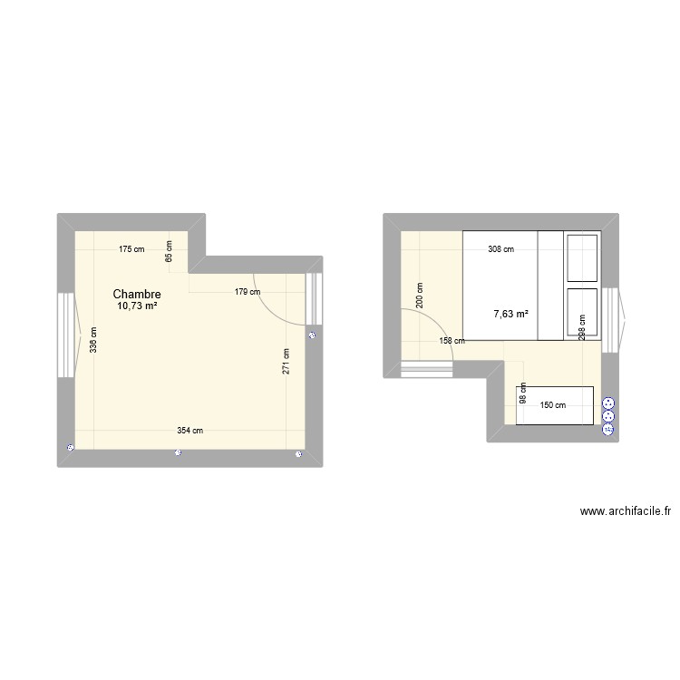 bureau. Plan de 0 pièce et 0 m2