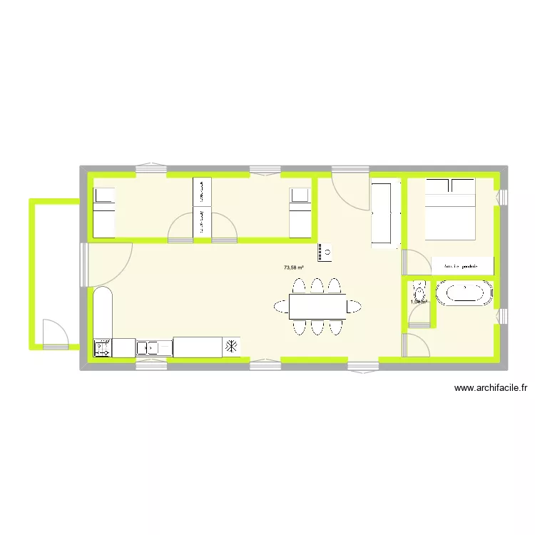 maison Malou. Plan de 