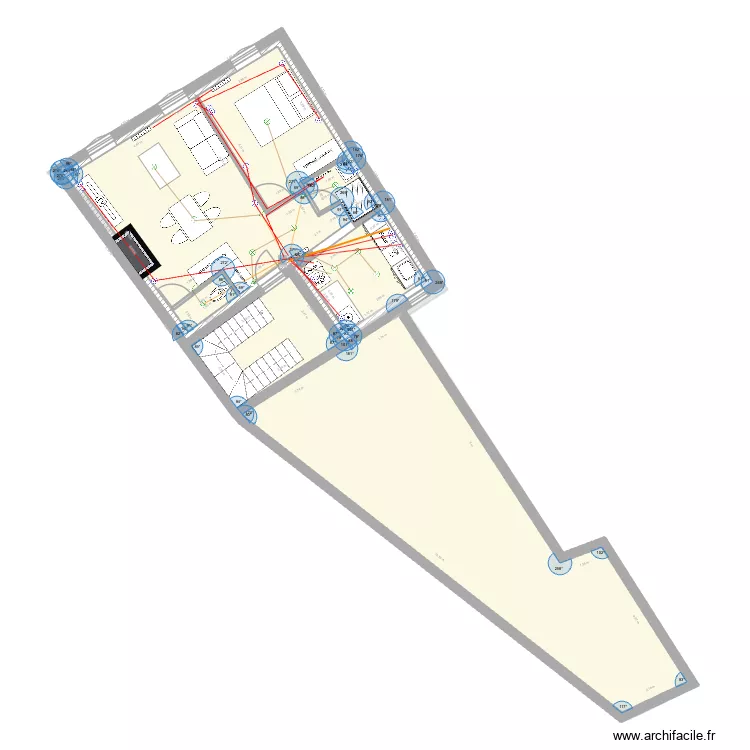 Pujos. Plan de 22 et 321 m² Pujos. Plan de 22 et 321 m²