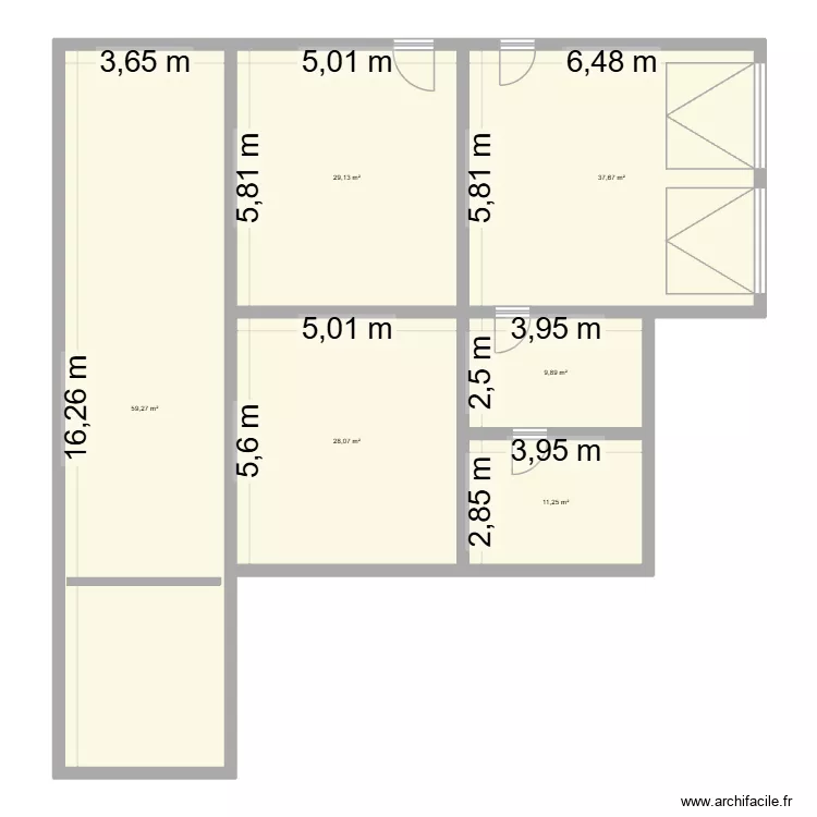 1er jet. Plan de 6 et 175 m² 1er jet. Plan de 6 et 175 m²