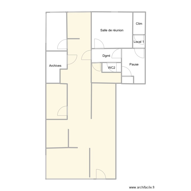Roubaix gmf. Plan de 9 pièces et 94 m2