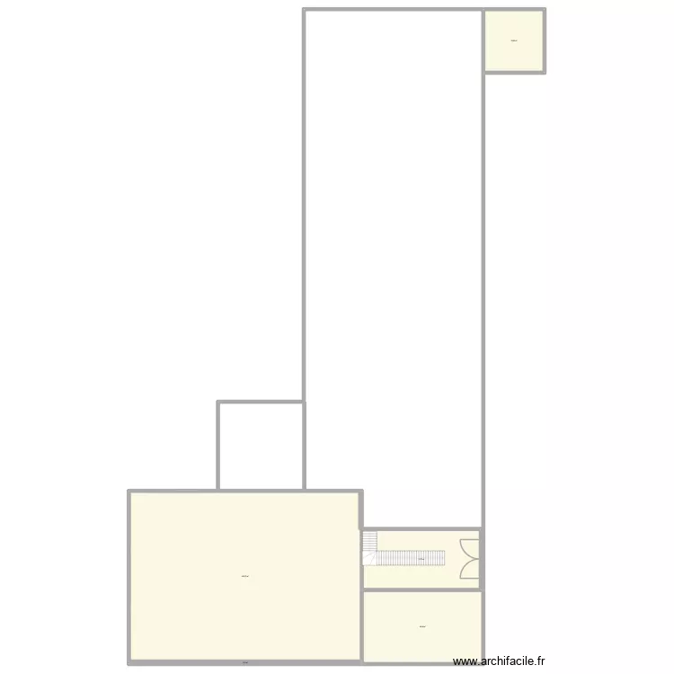 snt. Plan de 5 pièces et 639 m²