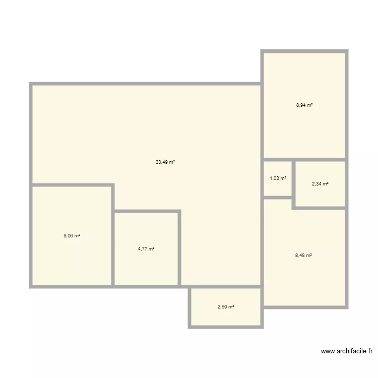 MICHAUT ASS VIERGE. Plan de 