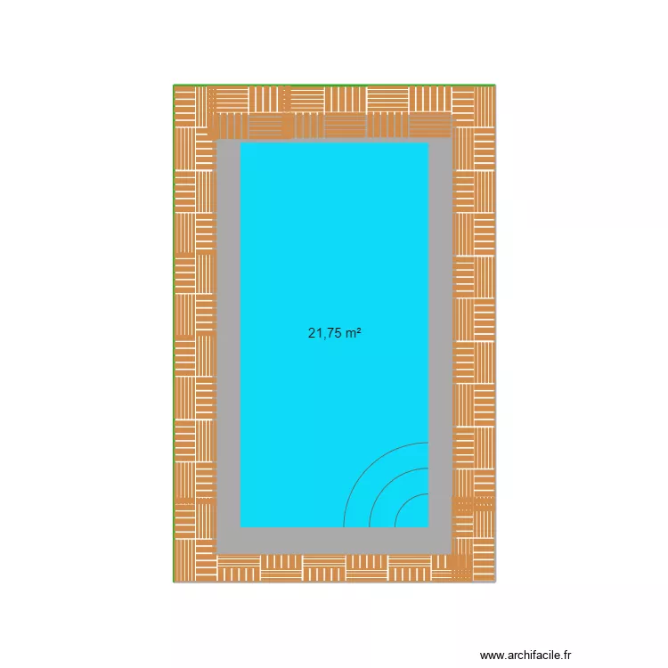 PISCINE. Plan de 