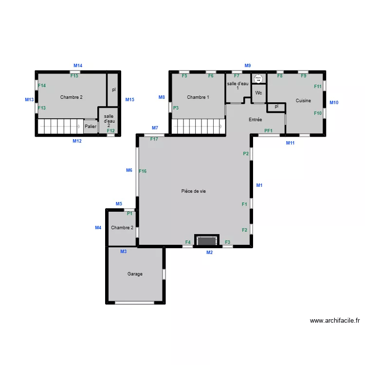 Banzet DPE. Plan de 11  et 48 m²