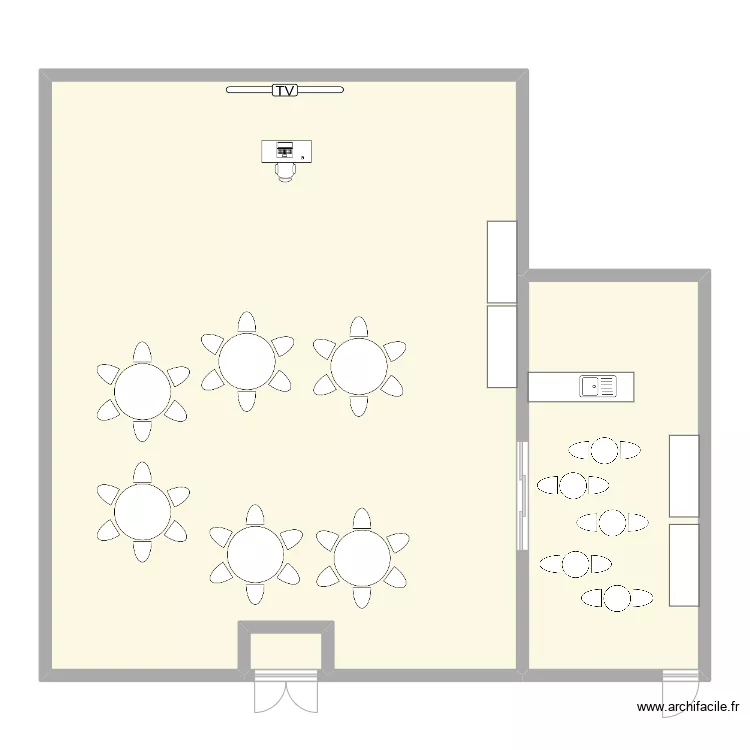 salle. Plan de salle. Plan de