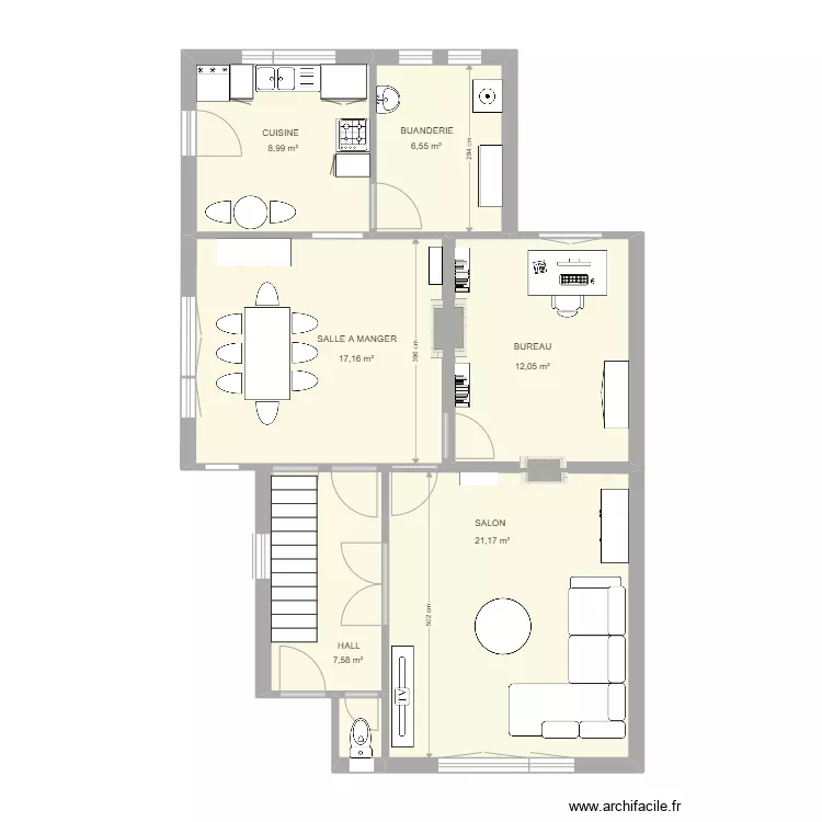 RDC HAMBURSIN. Plan de RDC HAMBURSIN. Plan de
