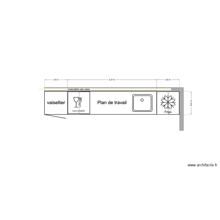 Cuisine exterieure. Plan de 0 pièce et 0 m2