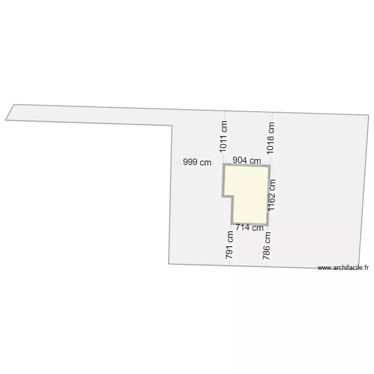 PLAN MASSE CADASTRE LG. Plan de 