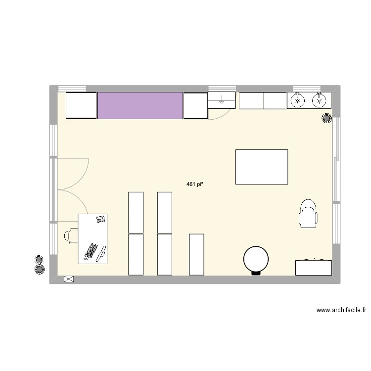 garage. Plan de 0 pièce et 0 m2